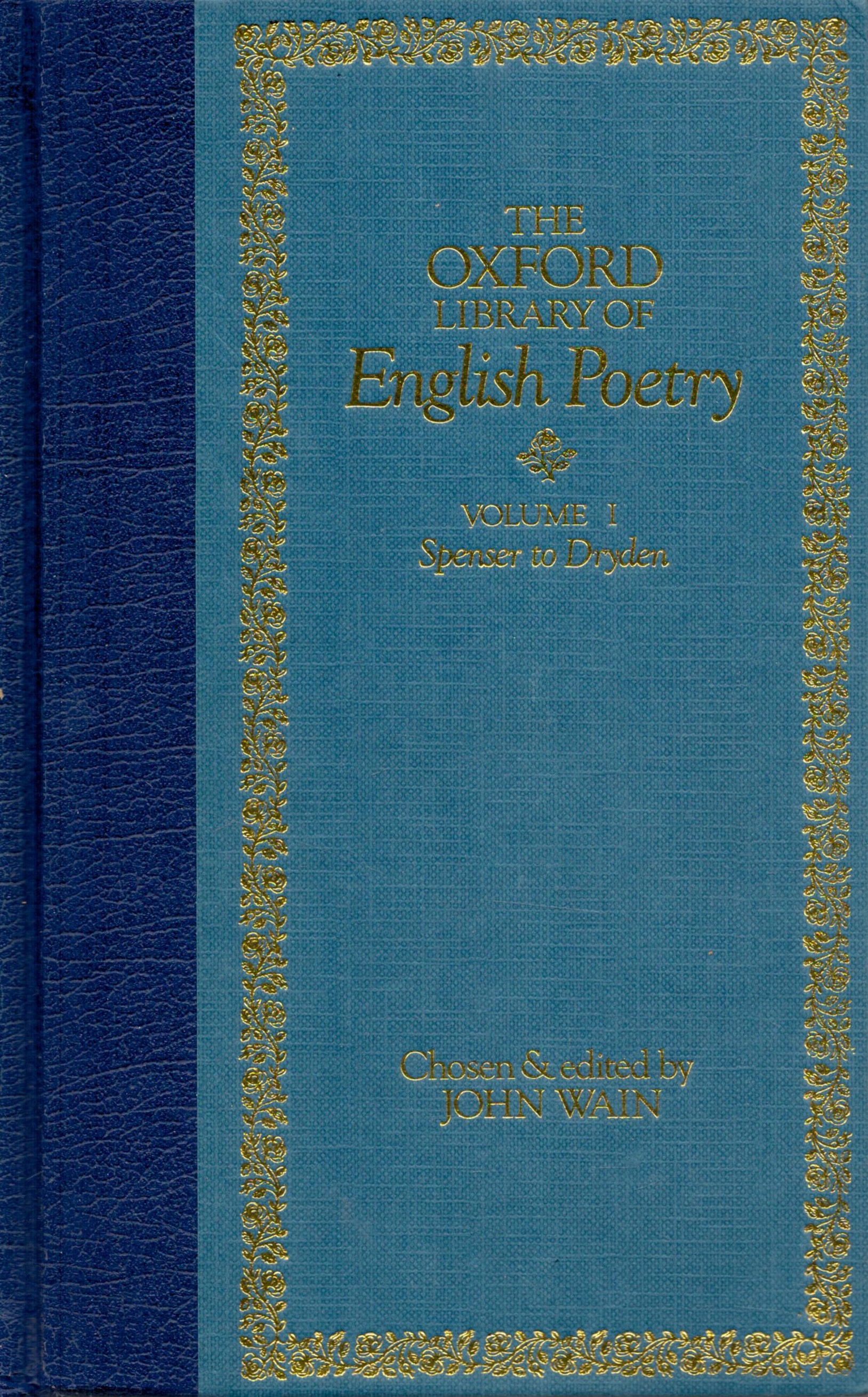 3 x Books The Oxford Library of English Poetry Edited by John Wain 1988 Book Club Edition Hardback - Image 2 of 4