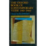 The Oxford Book of Contemporary Verse 1945 1980 chosen by D J Enright 1980 First Edition Hardback