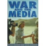 Miles Hudson and John Stainer Signed Book War and the Media 1997 First Edition Hardback Book with
