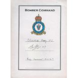 WW2 Men of Bomber command book plate signed by 617 sqn veterans Charles Avey, Colin Cole Reg