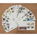 GB FDC Approx 40 Items dates vary 1985-1990. 1985 (7), 1986 (9), 1987 (7), 1988 (3), 1989 (8),