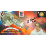 Apollo 15 Col Al Worden signed 2002 Command Module Endeavour cover. Good condition. All autographs