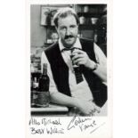 Allo Allo Gordon Kaye signed 6 x 4-inch b/w photo, inscribed Allo Michael. Good condition. All