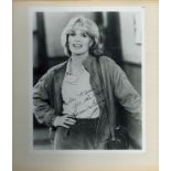 TV Film Music collection of signed photos and cards in old photo album. 60+ autographs on photos,