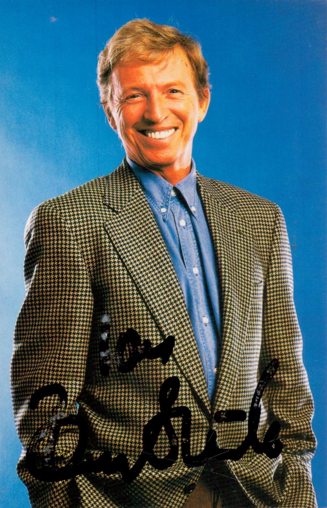 Tommy Steele signed 6 x 4 inch colour photo. Good condition. All autographs come with a