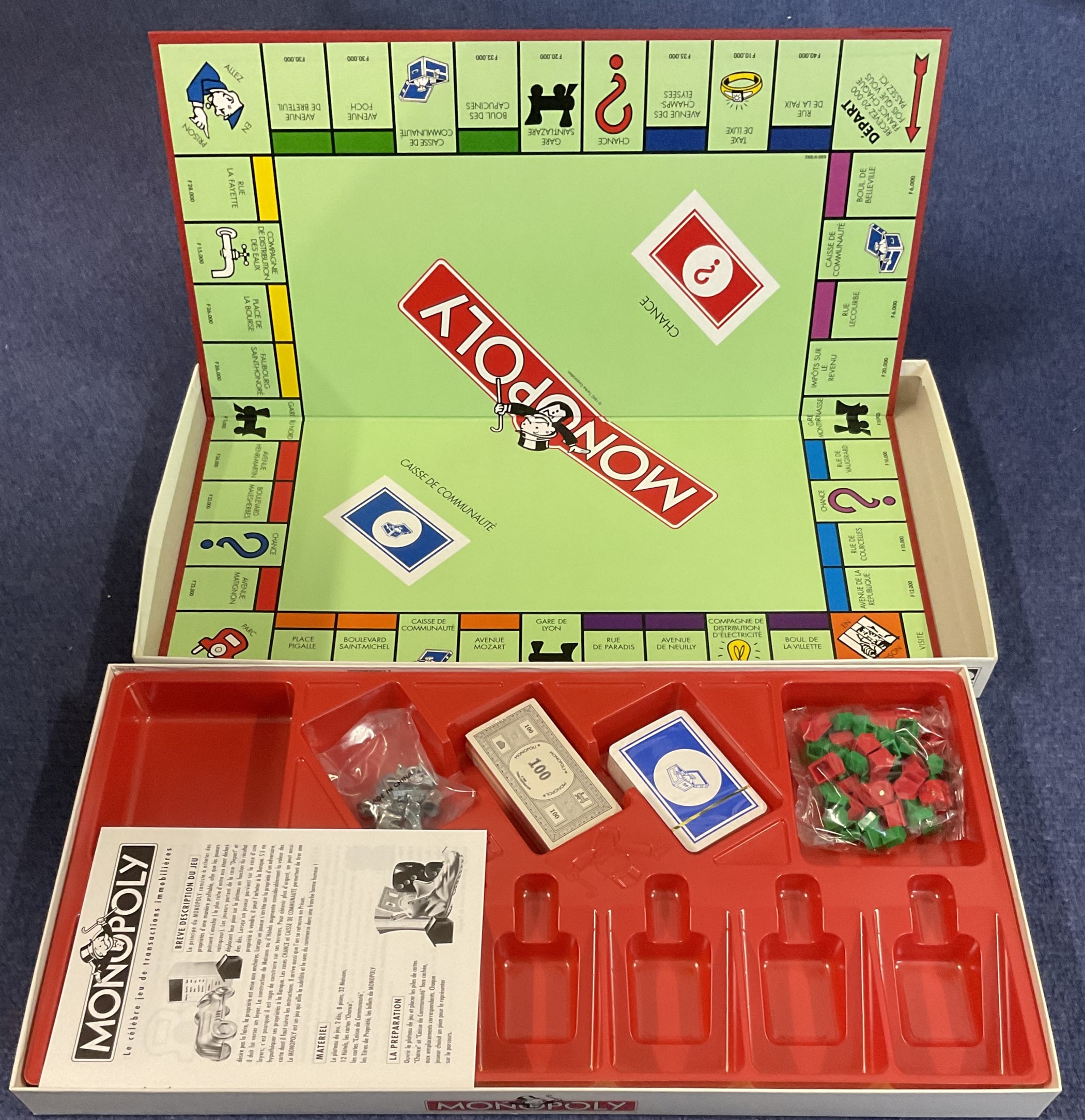 Monopoly game. French Edition. Produced in 1992 in Ireland. All contents inside unopened wrappers, - Image 2 of 2