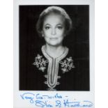Olivia De Havilland signed 6 x 4-inch b/w portrait photo. Good condition. All autographs come with a
