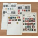 America, Argentina, Chile, Columbia, Mexico and more Stamp sheets. We combine postage on multiple