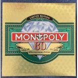 Monopoly Game. Number 8/95 Limited Edition. 1935-1995 60th Anniversary Edition Limited Edition.