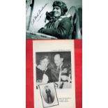 WW2 fighter ace Bud Anderson signed 6 x 4 inch b/w photo. Good condition. All autographs come with a