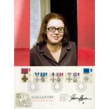 ANNA KAREN (1936-2022) Actress signed First Day Cover with 'On The Buses' Photo. Good condition. All