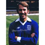 Autographed HOWARD KENDALL 16 x 12 photo - Col, depicting the Birmingham City midfielder posing