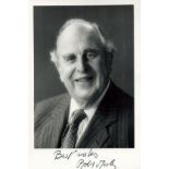 Robert Morley signed 6 x 4 inch b/w portrait photo. Good condition. All autographs come with a