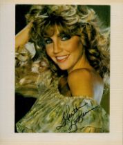 TV Film Music collection of signed photos and cards in old photo album. 90+ autographs on photos,