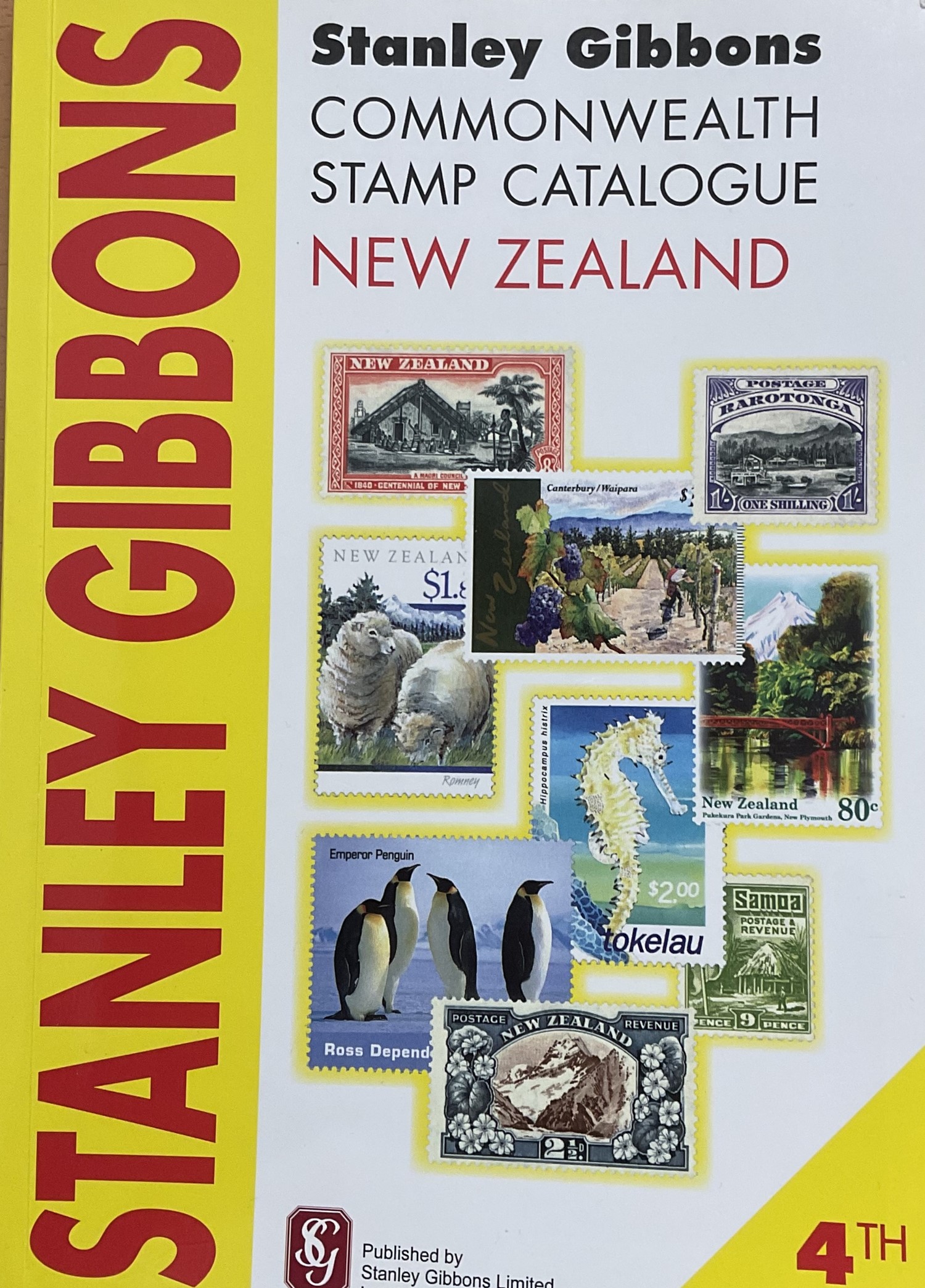 Stanley Gibbons New Zealand Commonwealth stamp catalogue 4th edition. We combine postage on multiple
