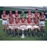 Autographed BURNLEY 16 x 12 photo - Col, depicting a wonderful image showing the 1959/60 First