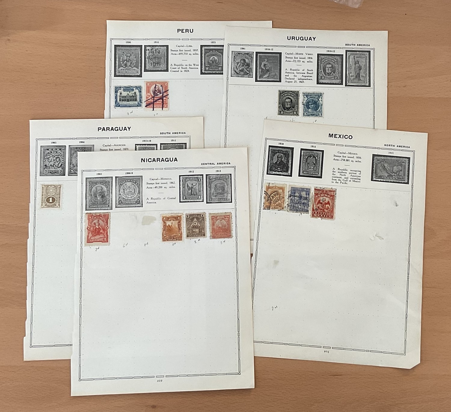 America, Argentina, Chile, Columbia, Mexico and more Stamp sheets. We combine postage on multiple - Image 2 of 2