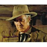 James Stewart signed 4 x 3 inch colour magazine photo. Good condition. All autographs come with a