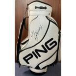 Lee Westwood signed Tournament used Ping Tour golf bag personally used by the Ryder cup legend and