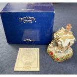 David Winter Cottages Special edition Christmas 1995. Miss Belle's Cottage. With original box and