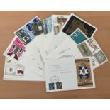 GB Approx 50 1965/1970 FDC. We combine postage on multiple winning lots and can ship worldwide. UK