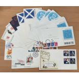 GB FDC 11 Items mainly 1988 and 1990 and GB Regional FDC 16 Items mainly 1971 and 1976. We combine