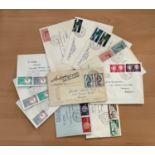 Ireland approx 35 valuable FDC 1948-1963. We combine postage on multiple winning lots and can ship