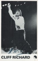 Cliff Richard signed 6 x 4 b/w photo. Good condition. All autographs come with a Certificate of