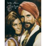 Sinbad 8x10 movie photo signed by actress Caroline Munro. Good condition. All autographs come with a