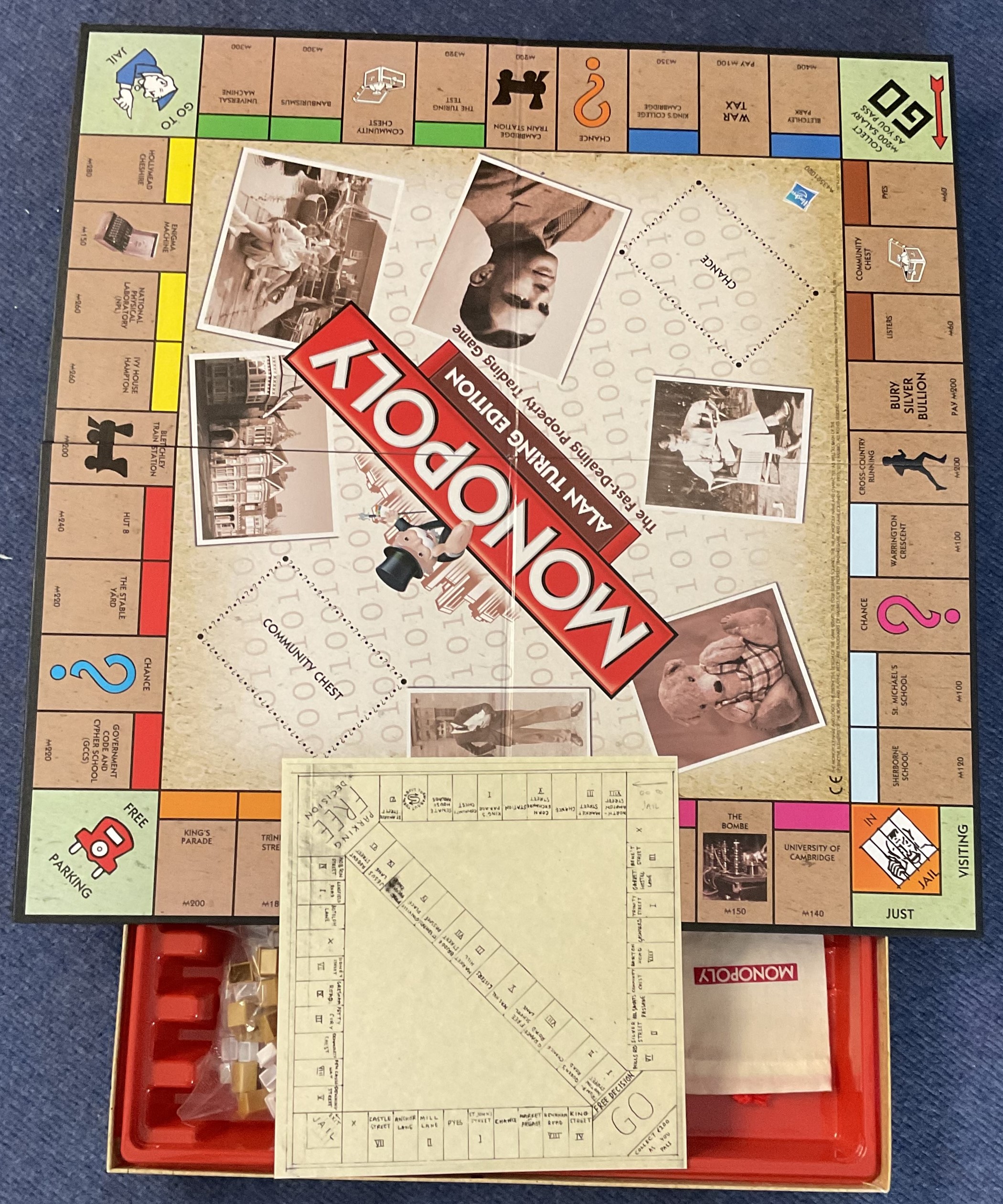 Monopoly game. Alan Turing Edition. Contains original Turning board. Produced in 1935 in England. - Image 2 of 2