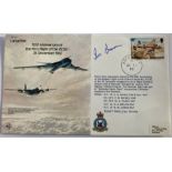 WW2 Air Marshall Ivor Broom DSO DFC AFC signed HP Victor bomber cover. In 1943, he became a