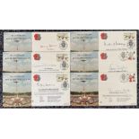 Royal British Legion signed cover collection. Six covers signed by James Callaghan, Tony Benn,