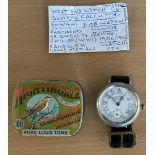 Fob Watch Issued to Serving WW1 Soldiers. Silver Watch, Made by West End Watch Co. None of