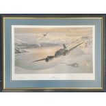 WW2 3 Signed Mark Postlethwaite Colour Print Titled Black Friday 8 of 850 Housed in a Presentation