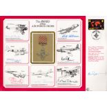 Award of the Air Force Cross WW2 cover signed by 6 inc Arthur Harris DM01. Award of the Air Force