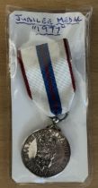 The Jubilee Medal 1977. 25th Year of the Reign of HM Queen Elizabeth II, 6th February 1977.