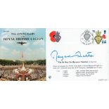 Margaret Thatcher signed 1996, 75th Ann Royal British Legion cover. Good condition. All autographs