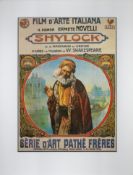 Shylock French Language Colour Shakespeare Magazine Cutting, attached to Board, Further attached