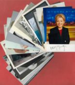 TV and Film Stars Collection of 20 vintage Signed photos approx size 5 x 3 includes Kirsty young,