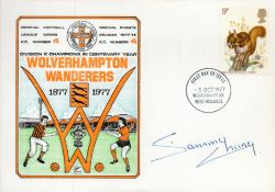 Sammy Chung signed Wolverhampton Wanderers Division 2 Champions in Centenary Year 1877-1977 Dawn FDC