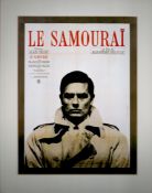 Le Samourai French Language Colour Magazine Cutting, attached to Board, Further attached to Card.