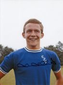 Autographed John Hollins 8 X 6 Photo - Col, Depicting The Chelsea Midfielder Posing For