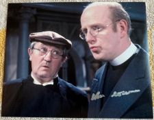 Dads Army Reverend Frank Williams signed 10 x 8 inch colour photo. Good Condition. All autographs