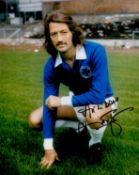 Frank Worthington, Leicester City FC, 10x8 inch Signed Photo. Good condition. All autographs come