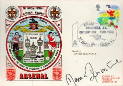 David Rocastle signed Arsenal The Only Club to Stay in Division 1 continually since 1919 Dawn FDC PM