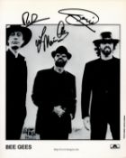 Bee Gees, 10x8 inch Fully Signed Photo. Good condition. All autographs come with a Certificate of