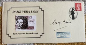 Music George Elrick signed 1995 Dame Vera Lynn cover. George Elrick, 'The Smiling Voice of Radio',