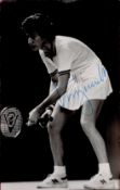 Tennis Virginia Wade signed 6x4 black and white photo. Good Condition. All autographs come with a
