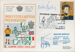 Mike Bailey Signed Wolves V Juventus Uefa Quarter Finals FDC With British Stamp and 22 March 72