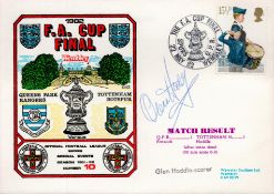 Glenn Hoddle signed official Queens Park Rangers V Tottenham Hotspur 1982 Dawn Official Football